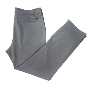 Hurley Jet‎ Set Tech Gray Pants Size 36x34
